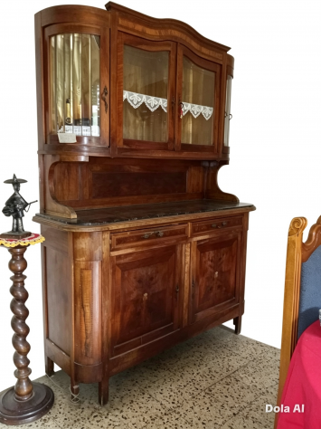Credenza antica in legno di noce – Primo Novecento - Foto 2