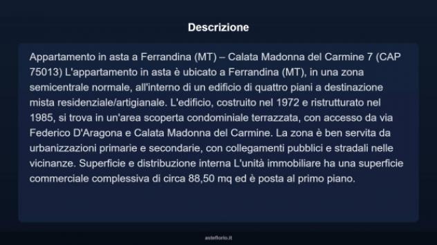 Immobile in asta di 88 m² in vendita a Ferrandina - Foto 3