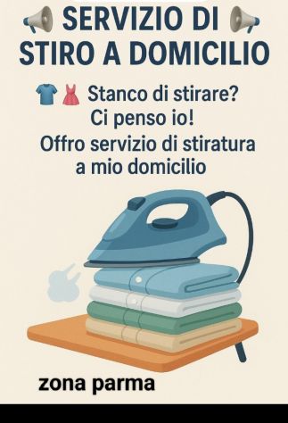 Aiuto stiro a mio domicilio