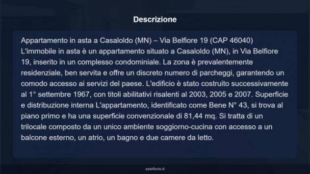 Immobile in asta di 81 m², box auto in vendita a Casaloldo - Foto 12