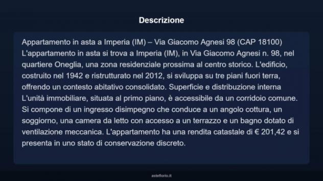Immobile in asta di 45 m² in vendita a Imperia - Foto 3