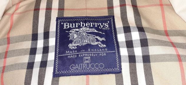 Impermeabile da uomo originale Burberrys. - Foto 6