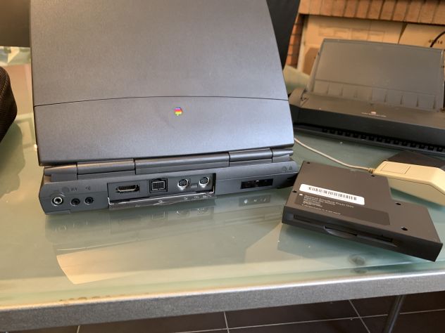 Computer Mac Powerbook (fine anni '90) e stampante portatile - Foto 6