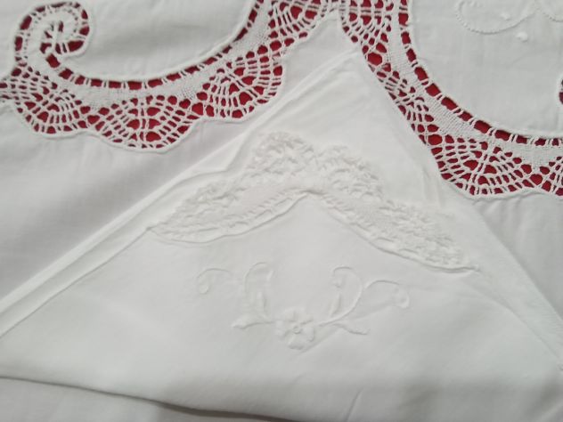 Tovaglia di cotone bianco - Foto 3