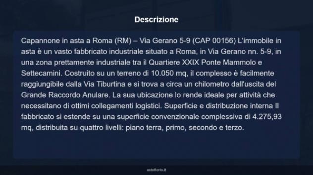 Immobile in asta di 4275 m² in vendita a Roma - Foto 5