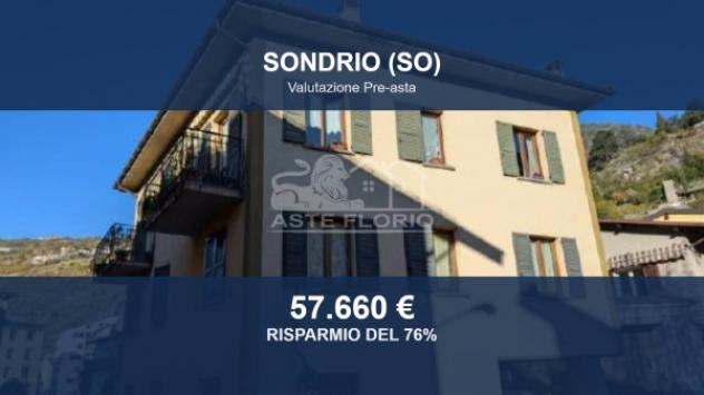 Immobile in asta di 162 m² con più di 5 locali e box auto in vendita a Sondrio