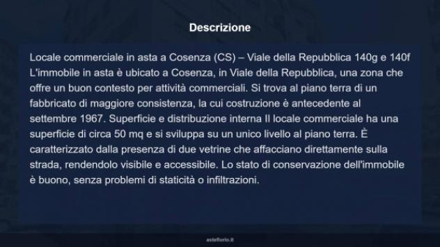 Immobile in asta di 50 m² in vendita a Cosenza - Foto 8