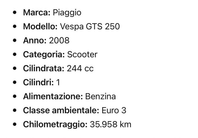 Vespa GTS 250 - Foto 9