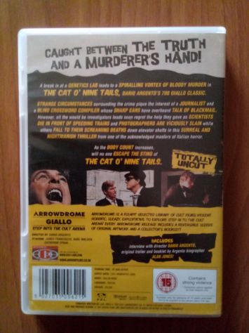 Lotto DVD IMPORT - Dario Argento - Profondo Rosso - Tenebre + altri - Foto 10
