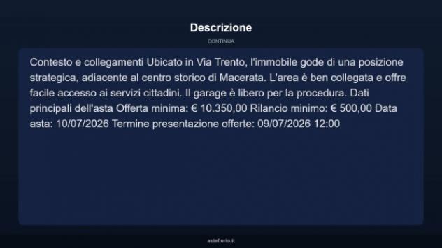 Immobile in asta di 22 m² in vendita a Macerata - Foto 4