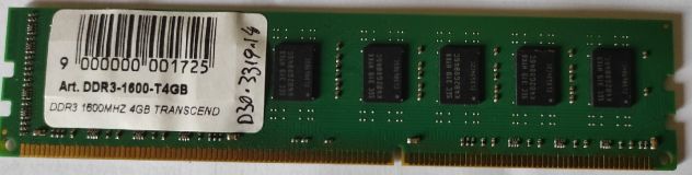 Transcend Memoria RAM 4GB DDR3 1600U  2Rx8 - Foto 2