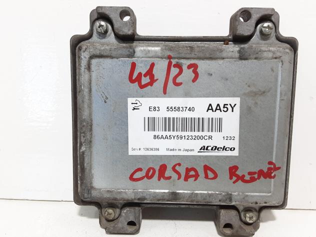 CENTRALINA MOTORE OPEL Corsa D 5P 1° Serie 55583740 A 12 XER Benzina 1200 (06) - Foto 3