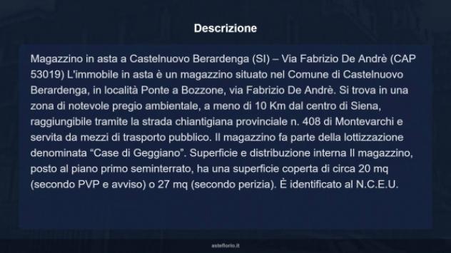 Immobile in asta di 20 m² in vendita a Castelnuovo Berardenga - Foto 6