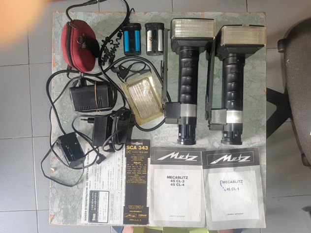 2 Flash Metz 45 CL 3 + 45 CL 1 +accessori