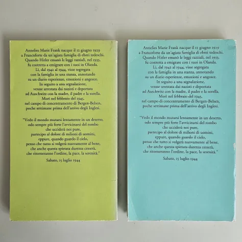 Diario di Anna Frank 1,2 - L'Unità, Einaudi - 1992 - TRACCIATA - Foto 5