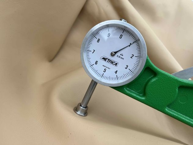 Fodera in pelle vitello liscia beige - Foto 5