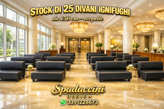 STOCK DI 25 DIVANI IGNIFUGHI - Foto 2