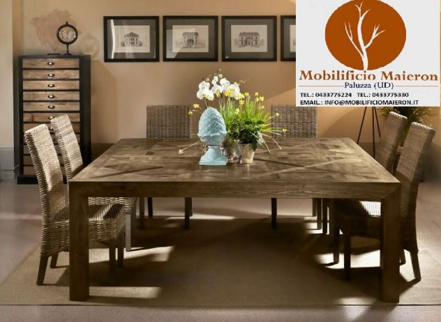 Mobili Rustici Country Soggiorno Taverna In Legno Nuovi Non Usati - Foto 2