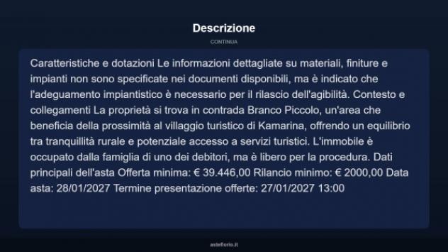 Immobile in asta di 143 m² con più di 5 locali e box auto in vendita a Ragusa - Foto 4
