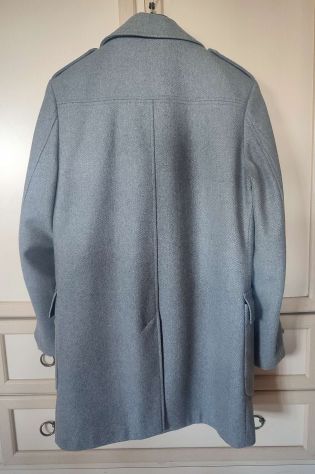 Cappotto doppiopetto grigio spigato tg. M - Foto 2