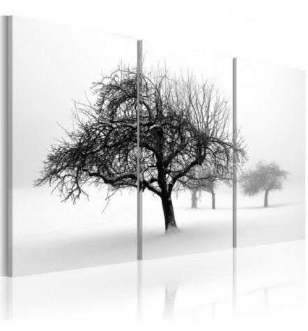 Quadro Alberi Nella Neve ARREDALACASA