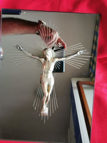 CROCIFISSO  ( SU VETRO ) - Foto 2