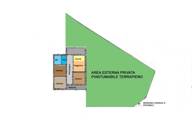 4 LOCALI IN VILLA BIFAMIGLIARE CON 300 MQ DI GIARDINO - Foto 6