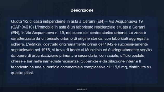 Immobile in asta di 115 m² con più di 5 locali in vendita a Cerami - Foto 18