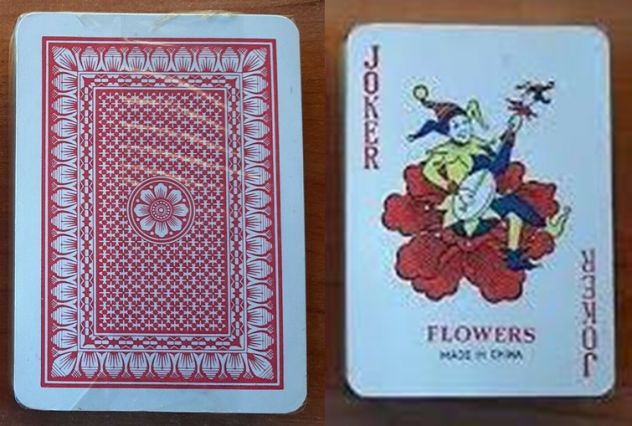 MAZZO DI CARTE FLOWERS sigillate.