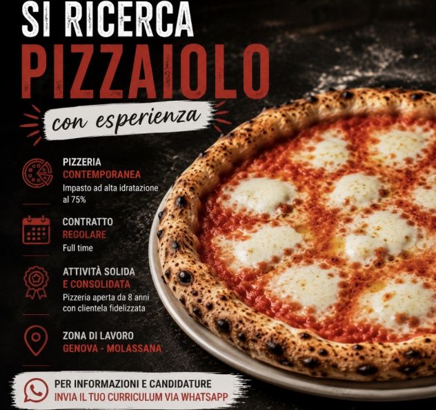 Pizzaiolo con esperienza