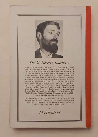 La ragazza perduta di D.H.Lawrence 1°Ed.Mondadori, giugno 1958 - Foto 3