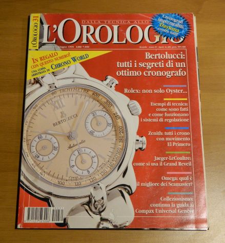 L'Orologio, dalla tecnica allo stile, Anno IV n°31, 1995