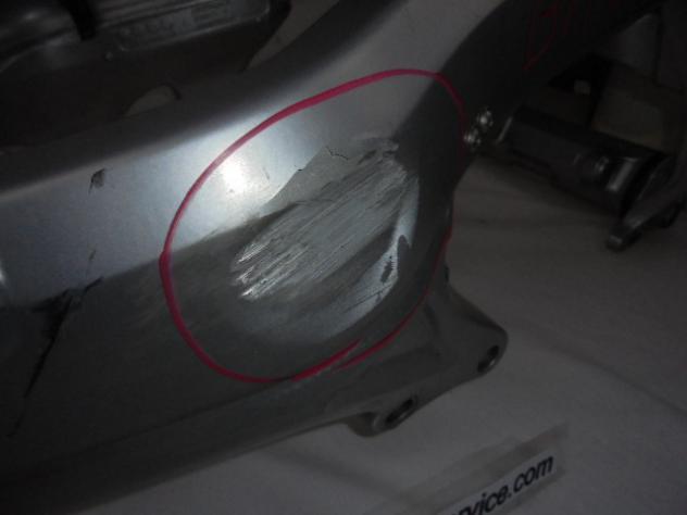 BMW K 1200 R SPORT 46517701302 TELAIO CON DOCUMENTI K43 04 - 16 CON GRAFFI VEDI FOTO - Foto 3