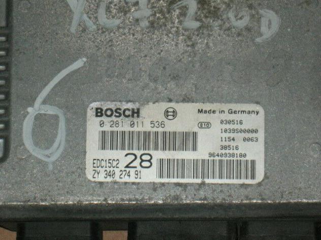 0281011536 ECU SUZUKI GRAND VITARA 2.0 0281011536 ZY34027491 EDC15C2 - Foto 2