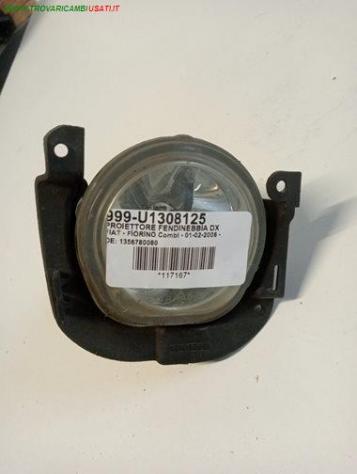 PROIETTORE FENDINEBBIA DX 999-U1308125 Parti elettriche  Fanaleria  Fendinebbia  Fendinebbia dx. CITROEN - NEMO Multispace / Combi - 01-12-2008 - 01-0