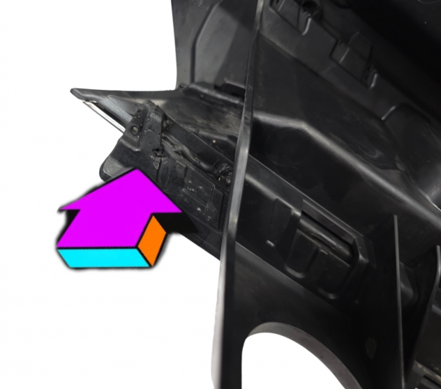 MASCHERINA ANTERIORE RENAULT Captur Serie 623102335R (1319) - Foto 13