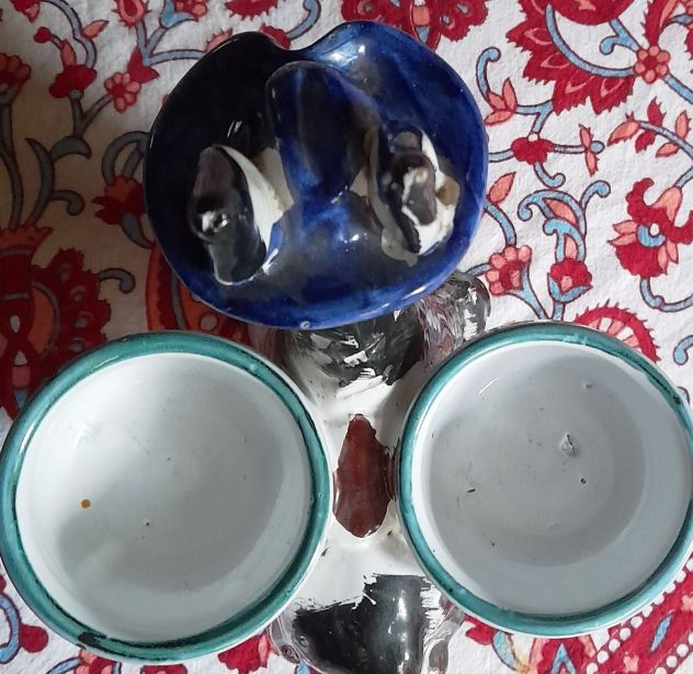 asinello in ceramica con 2 portavasetti - Foto 4