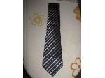 Cravatta elegante Naj-Oleari con righe oblique originale e nuovissima