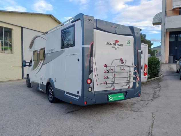CAMPER ROLLER TEAM DUCATO SEMINTEGRALE BASCULANTE MATRIMONIALE GARAGE LETTI GEMELLI CLIMATIZZATORE FOTOVOLTAICO GENERALI USATI 536 - Foto 3