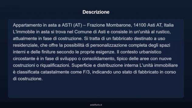 Immobile in asta di 60 m², box auto doppio in vendita a Asti - Foto 2