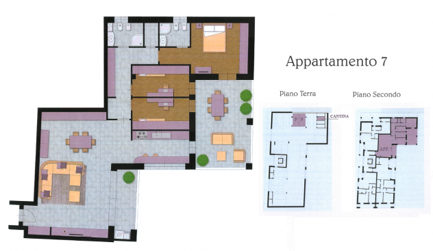 Appartamento in vendita a Cascina 147 mq Rif: 1316373 - Foto 5