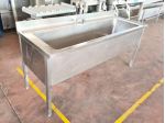 lavatoio vascone unico inox usato
