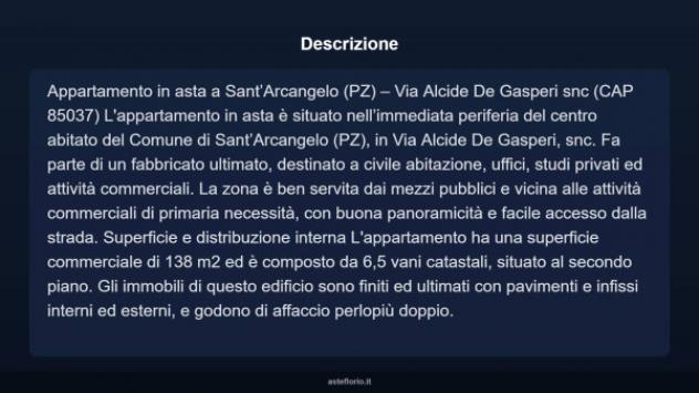 Immobile in asta di 138 m² con più di 5 locali in vendita a Sant'Arcangelo - Foto 17