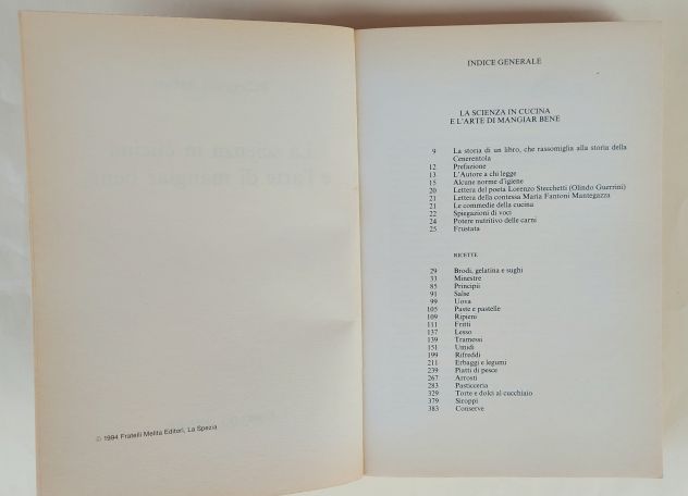 Artusi.La scienza in cucina e l’arte di mangiar bene Fratelli Melita,1994 perfet - Foto 4