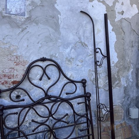 LETTO IN FERRO ANTICO inizio 900 - Foto 2