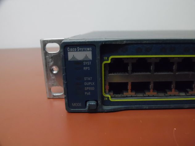 SWITCH USATO,FUNZIONANTE,PROFESSIONALE,MARCA"CISCO SYSTEMS"MODELLO CATALYST WS-C - Foto 5