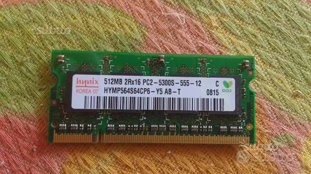 Ram SO-DIMM 512 Mb in tre banchi - Foto 3