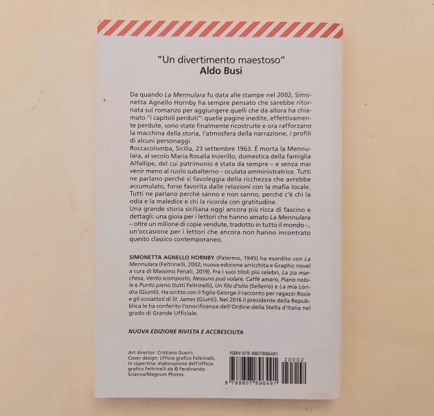 La mennulara di Simonetta Agnello Hornby Ed.Feltrinelli, aprile 2022 - Foto 3