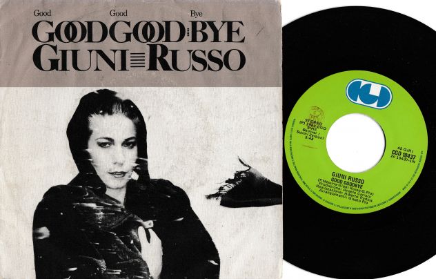 GIUNI RUSSO (F. Battiato) Good Goodbye - 7'' / 45 giri 1982 CGD Italy