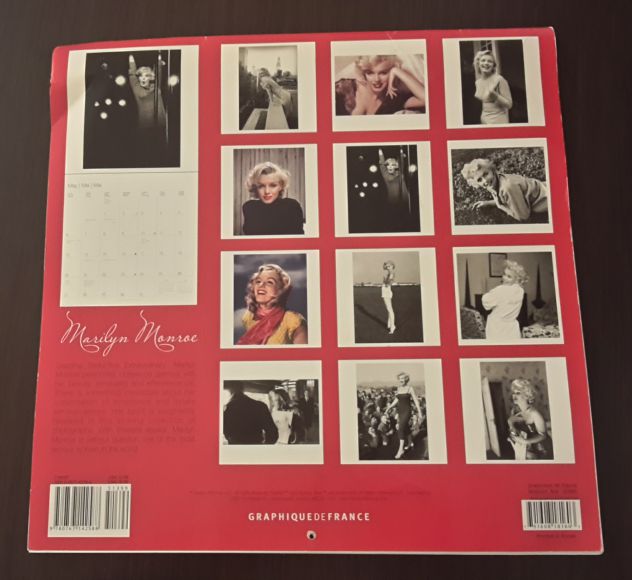 Marilyn Monroe, Calendar 2007, Graphique De France; Wal edition. - Foto 4